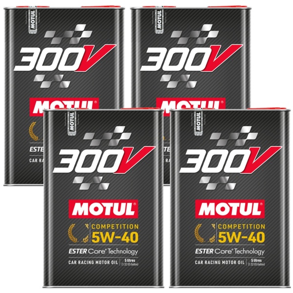 Set 4 Buc Ulei Motor Motul 300V Competition Ester Core® Technology 5W-40 5L 110818